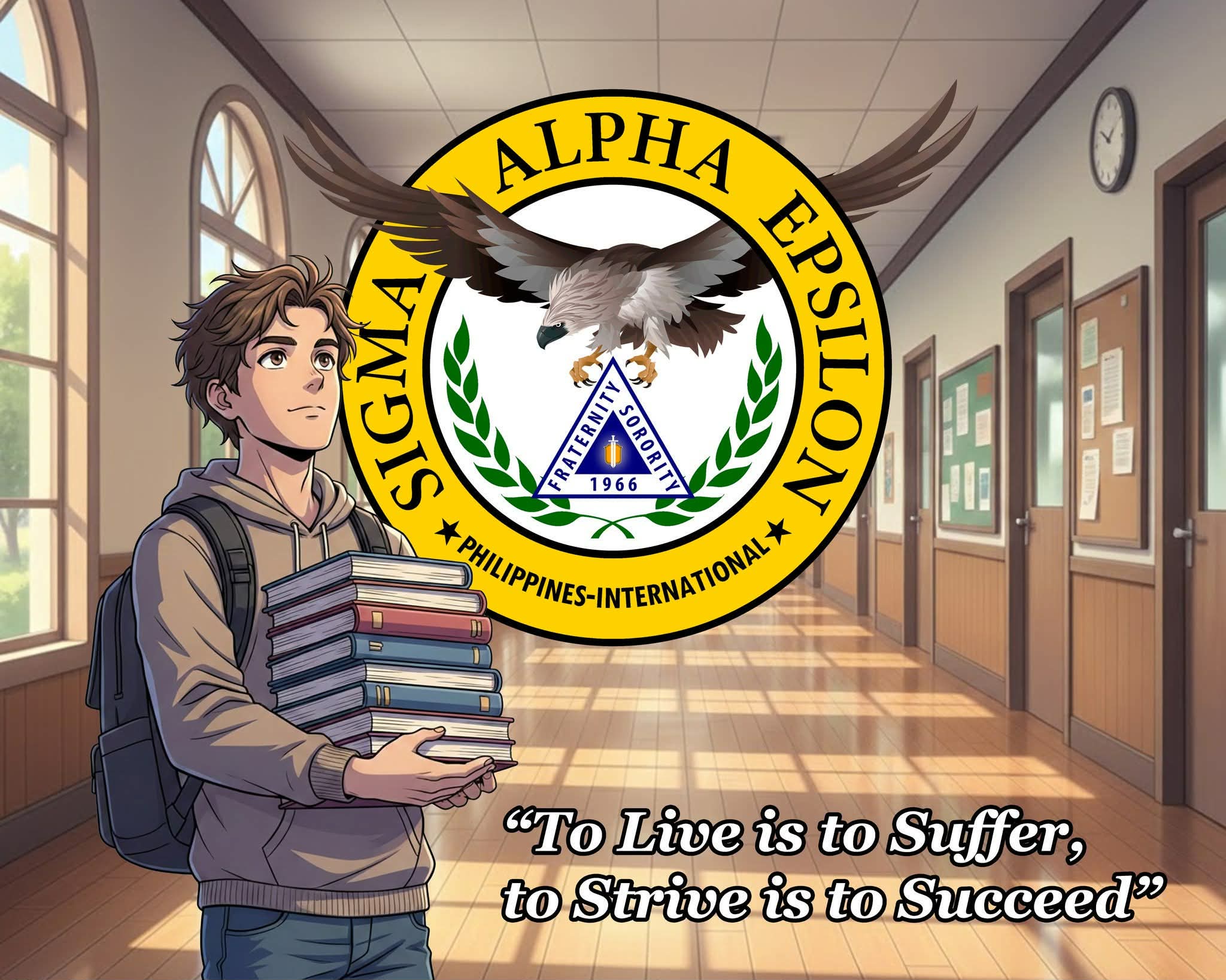 to live is to suffer, to strive is to succeed